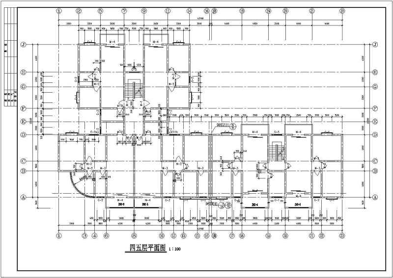 某六层砖混结构商住<a href=https://www.yitu.cn/su/8159.html target=_blank class=infotextkey>楼</a>全套建施图