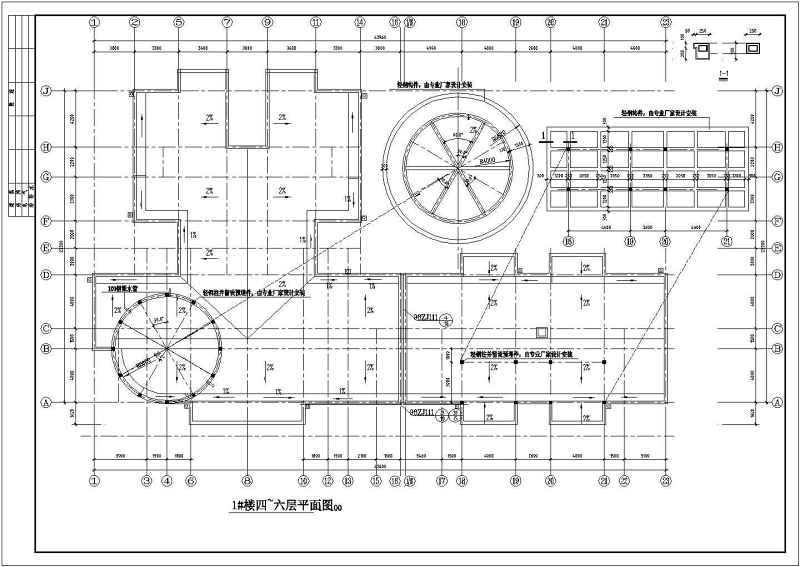 某六层砖混结构商住<a href=https://www.yitu.cn/su/8159.html target=_blank class=infotextkey>楼</a>全套建施图