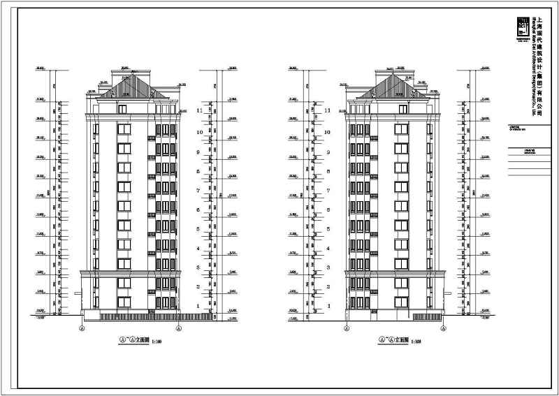 上海某小高层住宅施工图