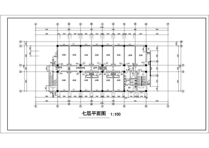 某宾馆商住<a href=https://www.yitu.cn/su/8159.html target=_blank class=infotextkey>楼</a><a href=https://www.yitu.cn/su/7590.html target=_blank class=infotextkey>设计</a>cad全套建施图