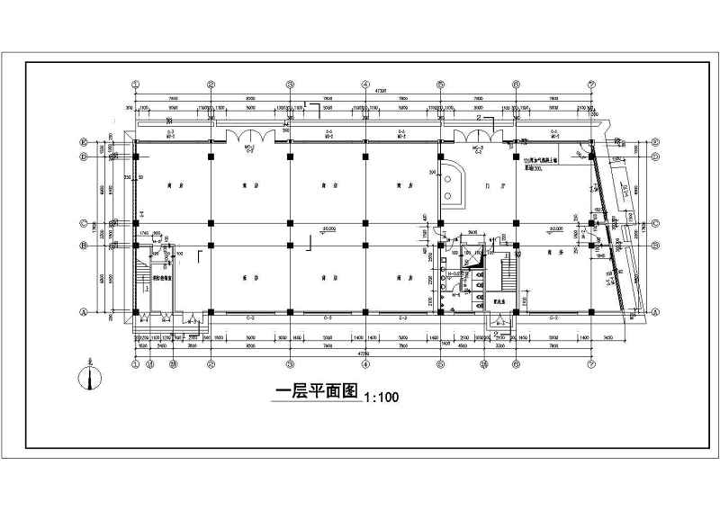 某宾馆商住<a href=https://www.yitu.cn/su/8159.html target=_blank class=infotextkey>楼</a><a href=https://www.yitu.cn/su/7590.html target=_blank class=infotextkey>设计</a>cad全套建施图