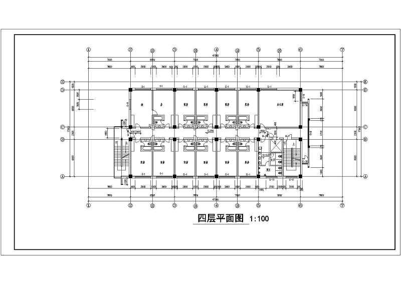 某宾馆商住<a href=https://www.yitu.cn/su/8159.html target=_blank class=infotextkey>楼</a><a href=https://www.yitu.cn/su/7590.html target=_blank class=infotextkey>设计</a>cad全套建施图