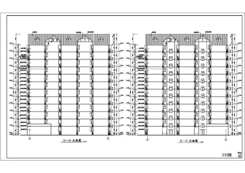 高层住宅<a href=https://www.yitu.cn/su/8159.html target=_blank class=infotextkey>楼</a>全套施工图