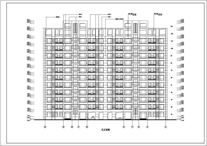 某高层住宅<a href=https://www.yitu.cn/su/8159.html target=_blank class=infotextkey>楼</a>施工<a href=https://www.yitu.cn/su/7937.html target=_blank class=infotextkey>图纸</a>