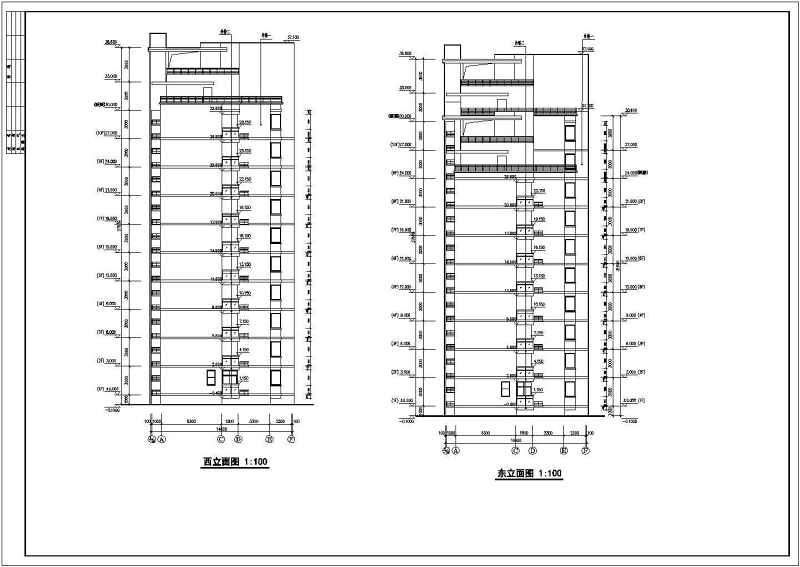 某市<a href=https://www.yitu.cn/sketchup/huayi/index.html target=_blank class=infotextkey>花</a>园式高层住宅全套施工图