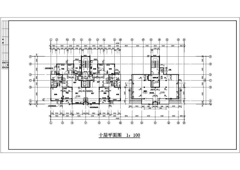 某市<a href=https://www.yitu.cn/sketchup/huayi/index.html target=_blank class=infotextkey>花</a>园式高层住宅全套施工图