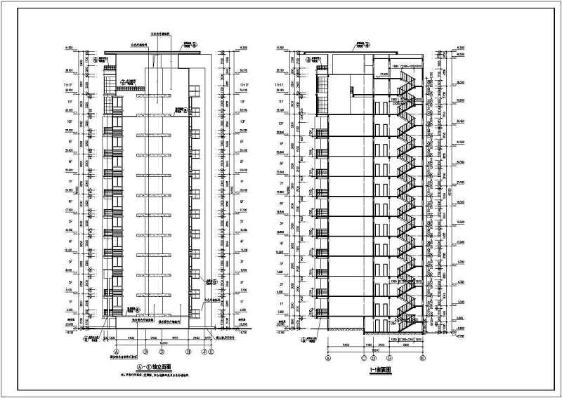 某高校小高层住宅施工<a href=https://www.yitu.cn/su/7937.html target=_blank class=infotextkey>图纸</a>