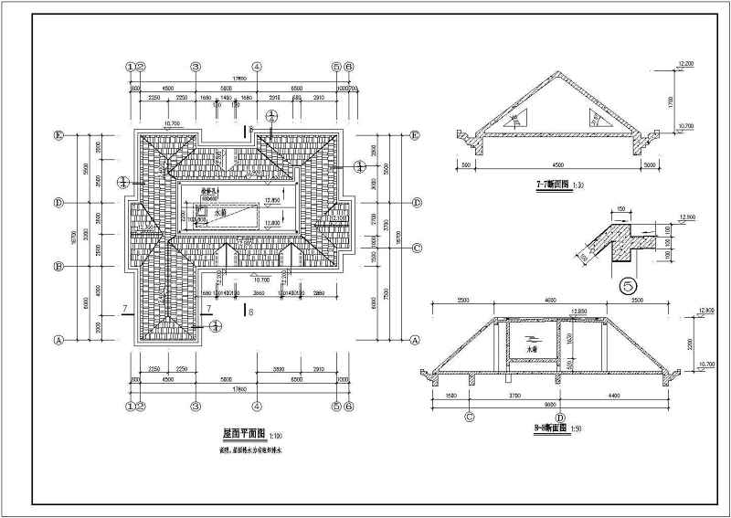 两套经典风格别墅建筑施工图