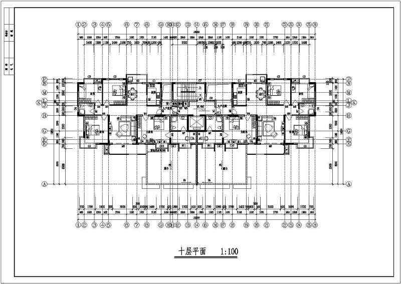 凤凰花园小高层住宅楼全套设计CAD施工图