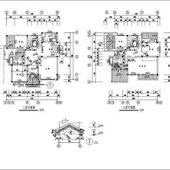 某独立联排别墅建筑施工图