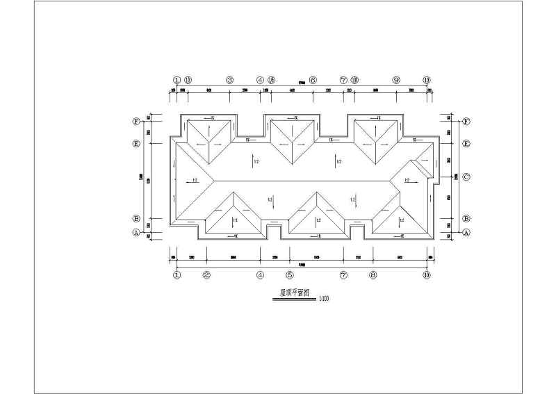 某独立联排别墅建筑施工图