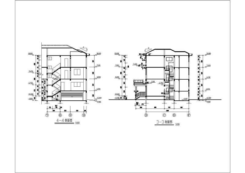 某独立联排别墅建筑施工图