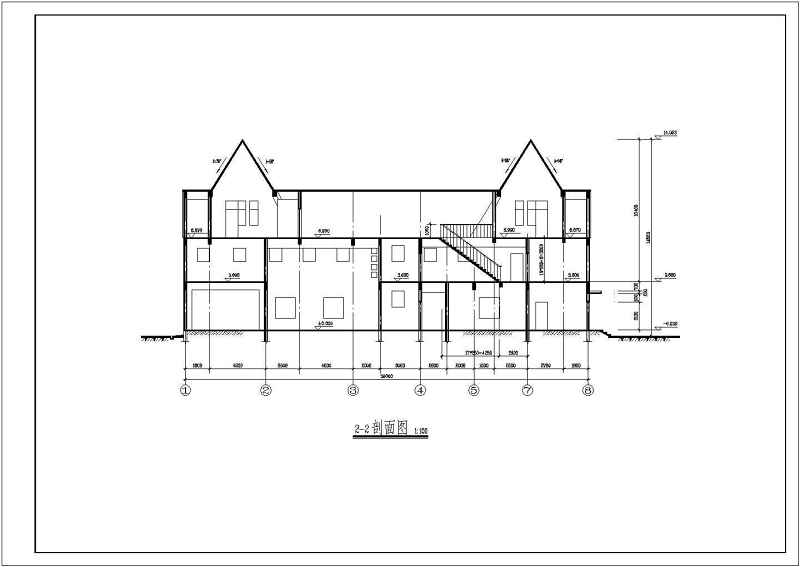 某豪华别墅全套建筑施工图