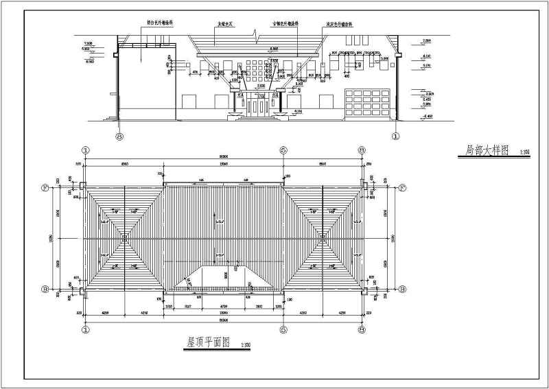 某豪华别墅全套建筑施工图