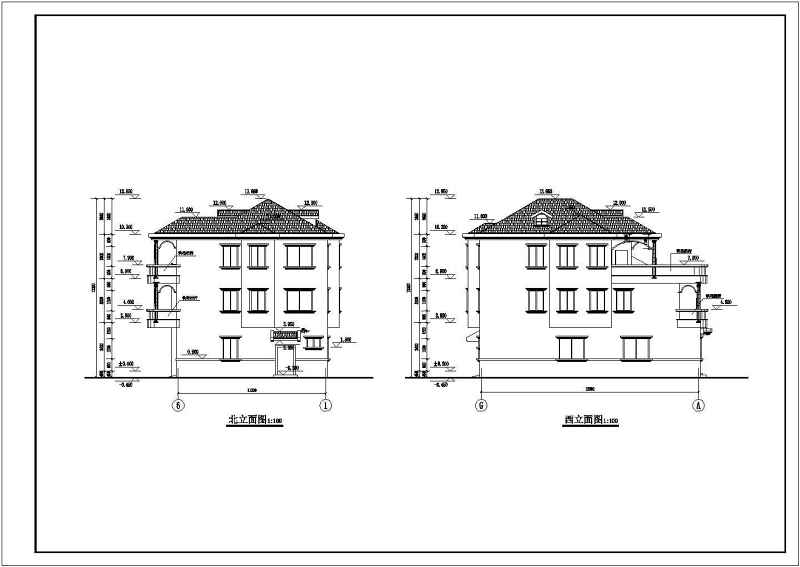 某<a href=https://www.yitu.cn/su/7872.html target=_blank class=infotextkey>地</a>3层砖混结构别墅建筑结构施工图