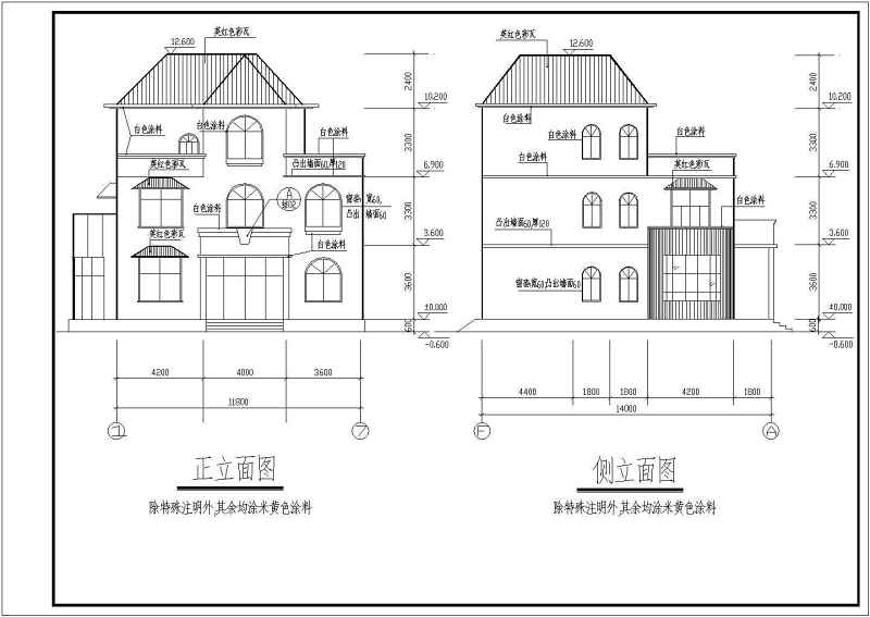 某<a href=https://www.yitu.cn/su/7872.html target=_blank class=infotextkey>地</a>3层砖混结构别墅全套建筑结构施工图