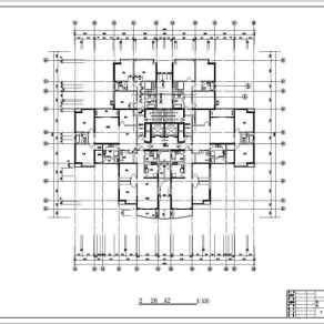 广厦经典高层住宅设计全套CAD图