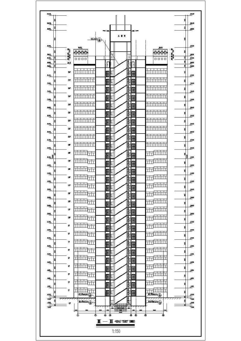 高层住宅<a href=https://www.yitu.cn/su/8159.html target=_blank class=infotextkey>楼</a>全套施工<a href=https://www.yitu.cn/su/7590.html target=_blank class=infotextkey>设计</a>CAD图