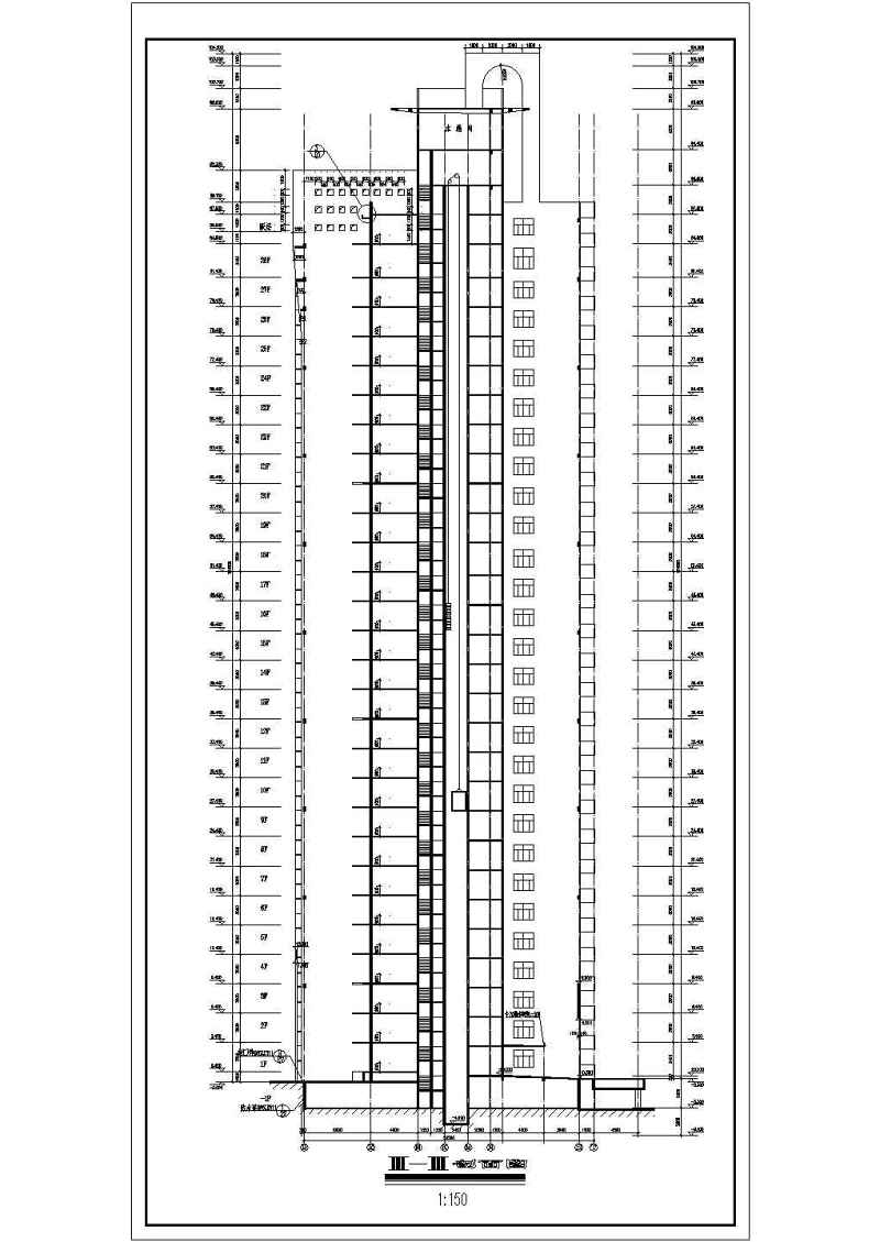 高层住宅<a href=https://www.yitu.cn/su/8159.html target=_blank class=infotextkey>楼</a>全套施工<a href=https://www.yitu.cn/su/7590.html target=_blank class=infotextkey>设计</a>CAD图