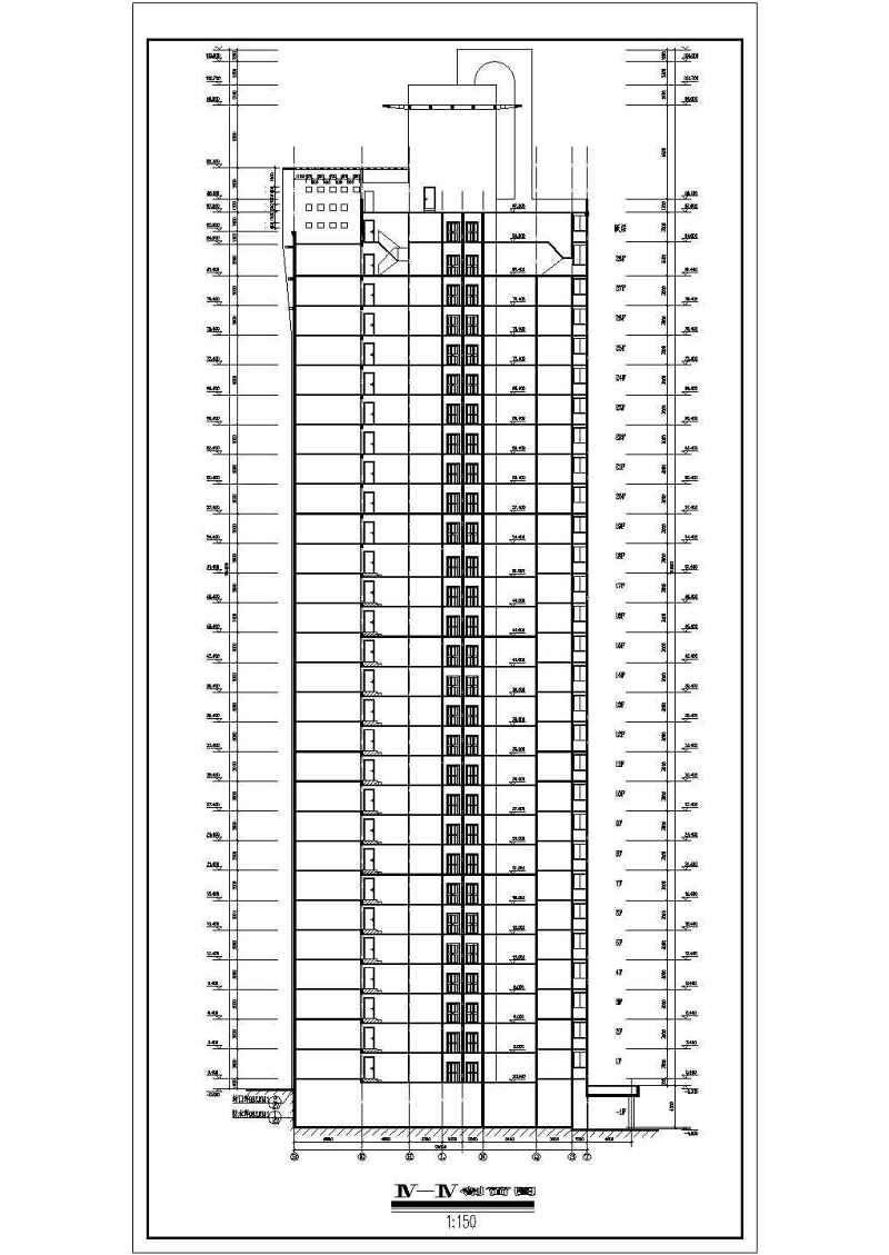 高层住宅<a href=https://www.yitu.cn/su/8159.html target=_blank class=infotextkey>楼</a>全套施工<a href=https://www.yitu.cn/su/7590.html target=_blank class=infotextkey>设计</a>CAD图