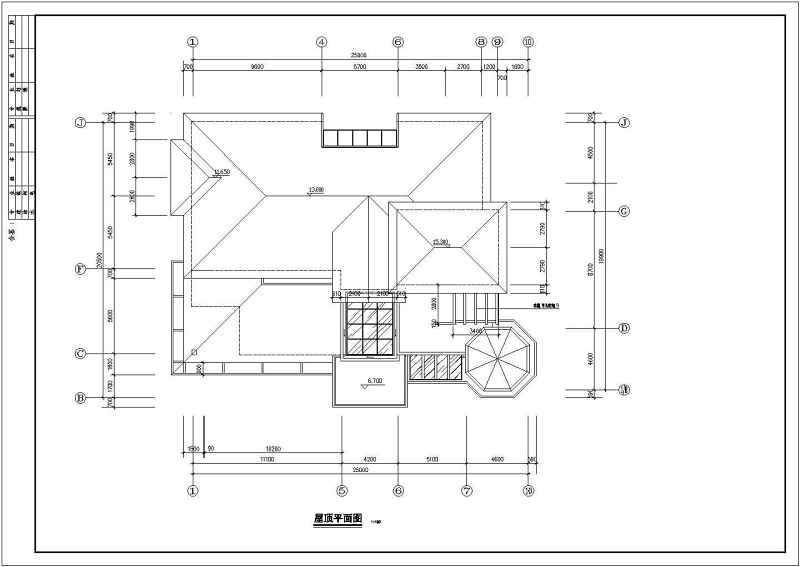 某公爵型别墅方案全套建施图