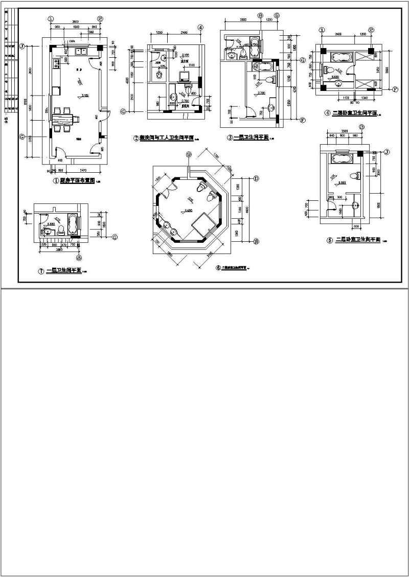 某公爵型别墅方案全套建施图