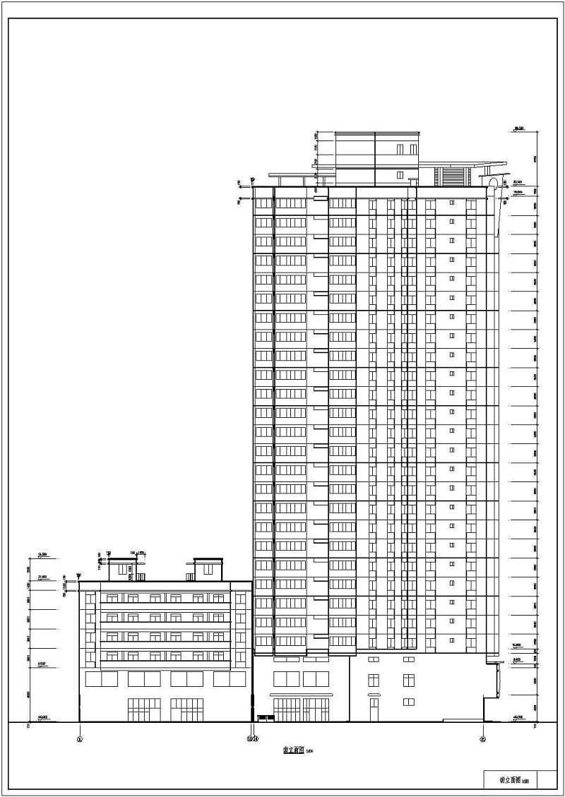 东方神韵高层住宅<a href=https://www.yitu.cn/su/7590.html target=_blank class=infotextkey>设计</a>全套CAD<a href=https://www.yitu.cn/su/7937.html target=_blank class=infotextkey>图纸</a>