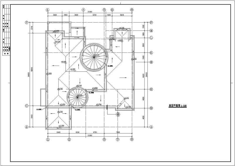 某大<a href=https://www.yitu.cn/sketchup/huayi/index.html target=_blank class=infotextkey>花</a>园别墅建筑施工图