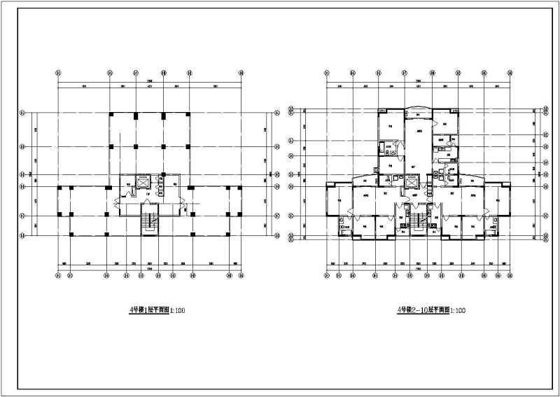 某高层住宅及<a href=https://www.yitu.cn/su/7987.html target=_blank class=infotextkey>小区</a>建施图