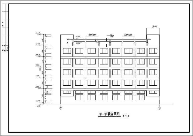 某大学<a href=https://www.yitu.cn/su/7460.html target=_blank class=infotextkey>宿舍</a><a href=https://www.yitu.cn/su/8159.html target=_blank class=infotextkey>楼</a>建筑<a href=https://www.yitu.cn/su/7590.html target=_blank class=infotextkey>设计</a>图