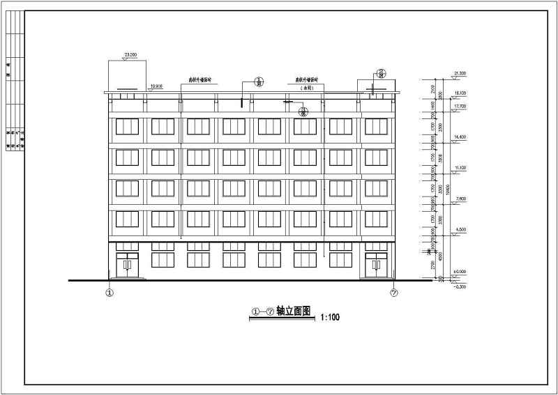 某大学<a href=https://www.yitu.cn/su/7460.html target=_blank class=infotextkey>宿舍</a><a href=https://www.yitu.cn/su/8159.html target=_blank class=infotextkey>楼</a>建筑<a href=https://www.yitu.cn/su/7590.html target=_blank class=infotextkey>设计</a>图