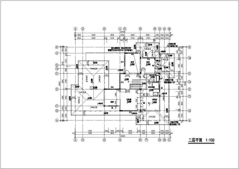 西湖高尔夫俱乐部别墅全套建施图