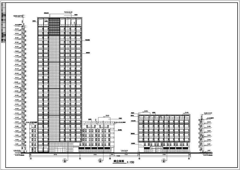 某<a href=https://www.yitu.cn/su/7872.html target=_blank class=infotextkey>地</a>29层框剪结构<a href=https://www.yitu.cn/su/8081.html target=_blank class=infotextkey>办公<a href=https://www.yitu.cn/su/8159.html target=_blank class=infotextkey>楼</a></a>建筑<a href=https://www.yitu.cn/su/7590.html target=_blank class=infotextkey>设计</a>方案图