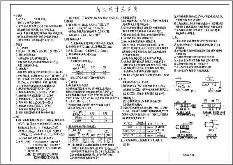 某<a href=https://www.yitu.cn/su/7872.html target=_blank class=infotextkey>地</a>二层砖混结构<a href=https://www.yitu.cn/su/8081.html target=_blank class=infotextkey>办公<a href=https://www.yitu.cn/su/8159.html target=_blank class=infotextkey>楼</a></a>结构施工图