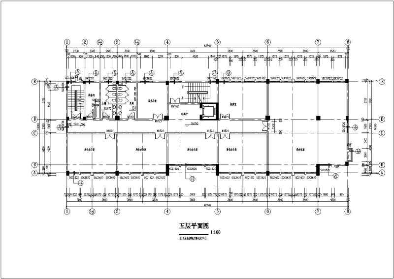 某6层工商管理局<a href=https://www.yitu.cn/su/8081.html target=_blank class=infotextkey>办公<a href=https://www.yitu.cn/su/8159.html target=_blank class=infotextkey>楼</a></a>建筑<a href=https://www.yitu.cn/su/7590.html target=_blank class=infotextkey>设计</a>施工图