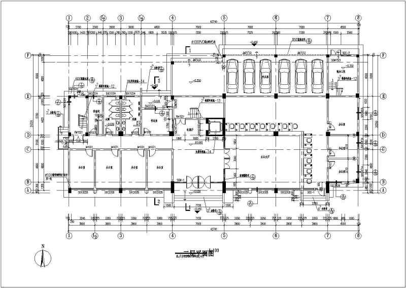 某6层工商管理局<a href=https://www.yitu.cn/su/8081.html target=_blank class=infotextkey>办公<a href=https://www.yitu.cn/su/8159.html target=_blank class=infotextkey>楼</a></a>建筑<a href=https://www.yitu.cn/su/7590.html target=_blank class=infotextkey>设计</a>施工图