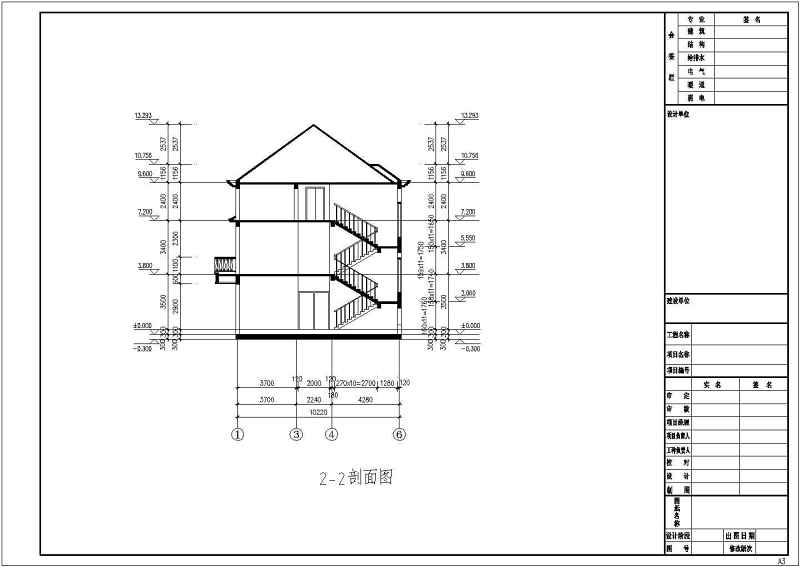 某<a href=https://www.yitu.cn/su/7872.html target=_blank class=infotextkey>地</a>三层砖混结构农村别墅建筑<a href=https://www.yitu.cn/su/7590.html target=_blank class=infotextkey>设计</a>方案图