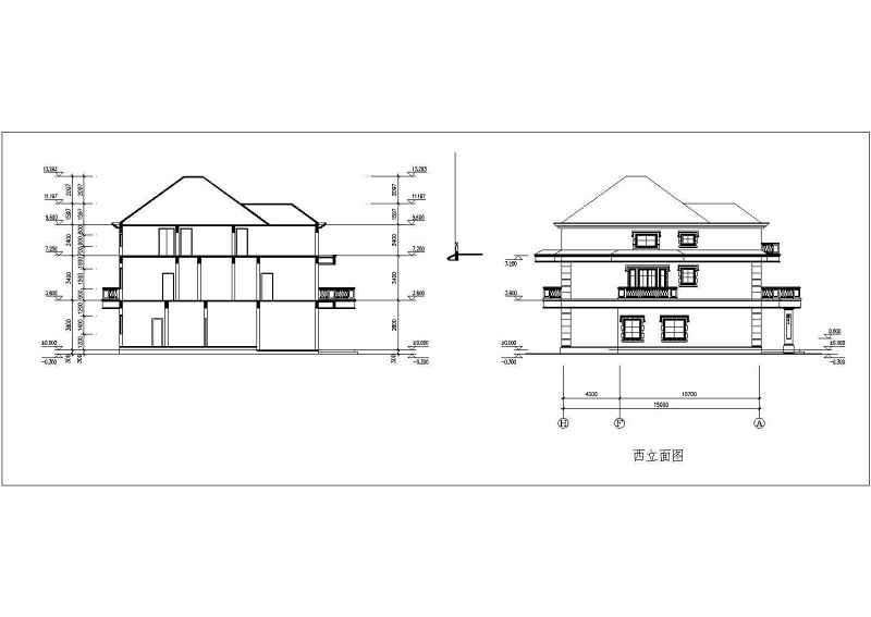 某<a href=https://www.yitu.cn/su/7872.html target=_blank class=infotextkey>地</a>三层砖混结构农村别墅建筑<a href=https://www.yitu.cn/su/7590.html target=_blank class=infotextkey>设计</a>方案图