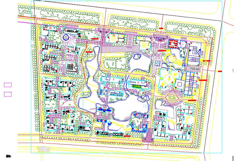 居住<a href=https://www.yitu.cn/su/7130.html target=_blank class=infotextkey><a href=https://www.yitu.cn/su/7987.html target=_blank class=infotextkey>小区</a>规划</a>图