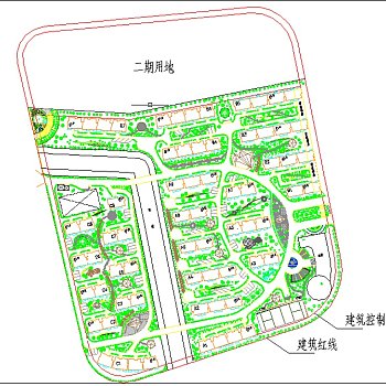 南京某小区的平面规划图