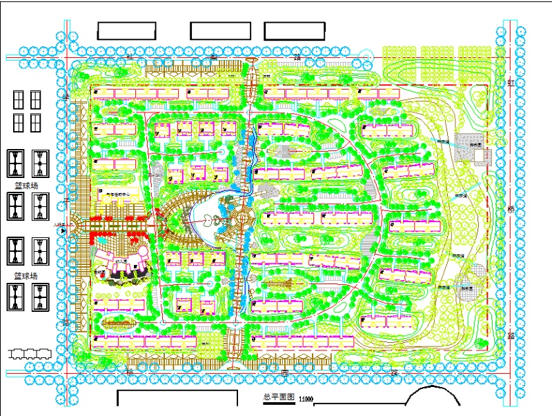 某高校教师住宅<a href=https://www.yitu.cn/su/7130.html target=_blank class=infotextkey><a href=https://www.yitu.cn/su/7987.html target=_blank class=infotextkey>小区</a>规划</a>图