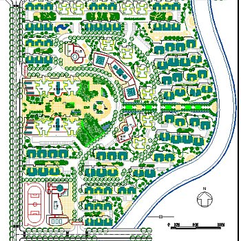 某居住小区规划设计图