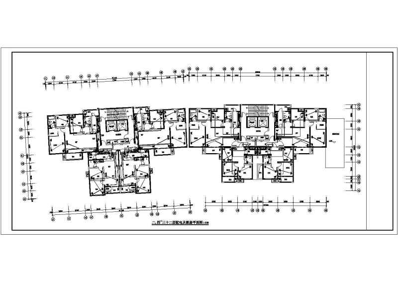 [陕西]一类高层住宅带<a href=https://www.yitu.cn/su/8090.html target=_blank class=infotextkey>人</a>防电气施工图