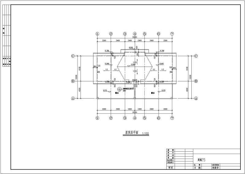 某别墅<a href=https://www.yitu.cn/su/7590.html target=_blank class=infotextkey>设计</a>建筑图