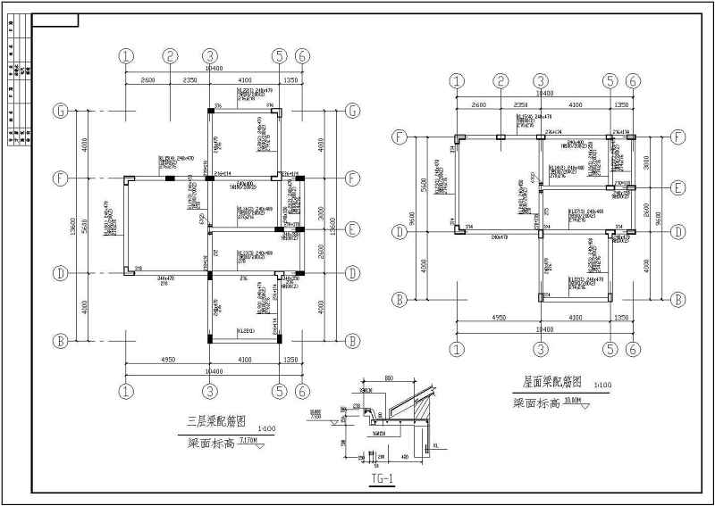 某独栋私家别墅全套建筑结构施工图