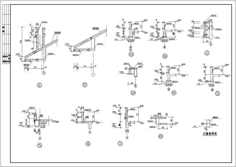 某<a href=https://www.yitu.cn/su/7489.html target=_blank class=infotextkey>欧式别墅</a>建筑结构施工图