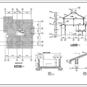 春天花园别墅全套建筑结构施工图