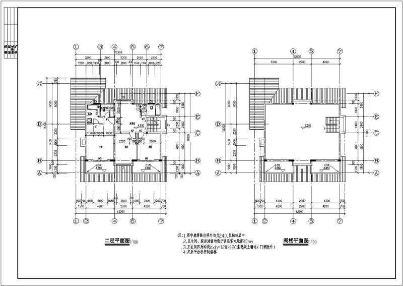 春天<a href=https://www.yitu.cn/sketchup/huayi/index.html target=_blank class=infotextkey>花</a>园别墅全套建筑结构施工图