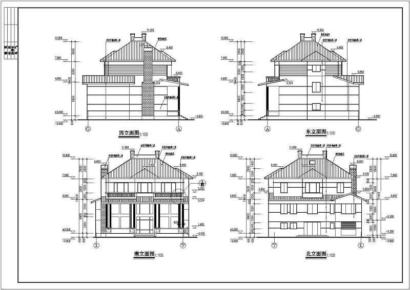 春天<a href=https://www.yitu.cn/sketchup/huayi/index.html target=_blank class=infotextkey>花</a>园别墅全套建筑结构施工图