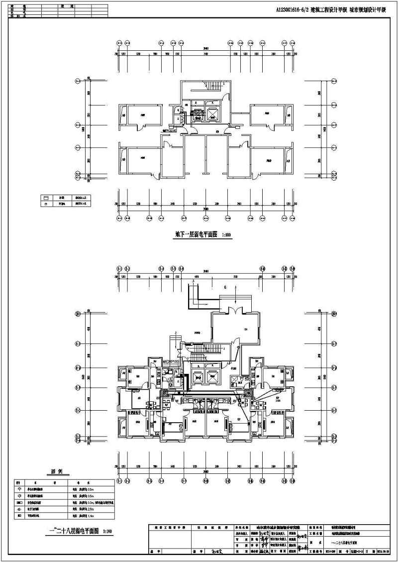 [黑<a href=https://www.yitu.cn/su/7536.html target=_blank class=infotextkey>龙</a>江]一类高层住宅<a href=https://www.yitu.cn/su/8159.html target=_blank class=infotextkey>楼</a>电气施工图